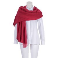Pin1876 - by Botto Giuseppe - Cashmere-Schal rot