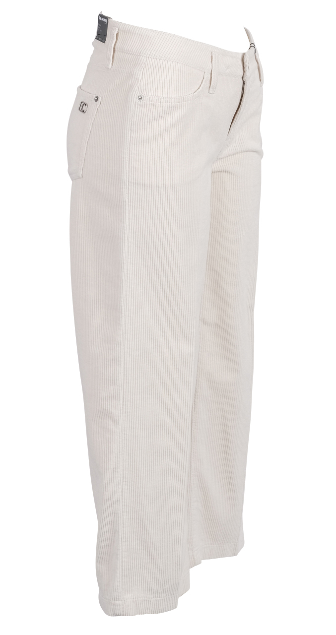 CAMBIO - Cordhose - Phillipa - Culotte off-white 40