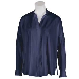 Sassenbach - Tunika-Bluse -Lia- Blau dt.38/it.44