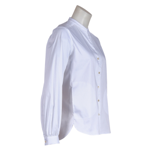 Soluzione - Tunika-Bluse - mit Taschen - Weiß