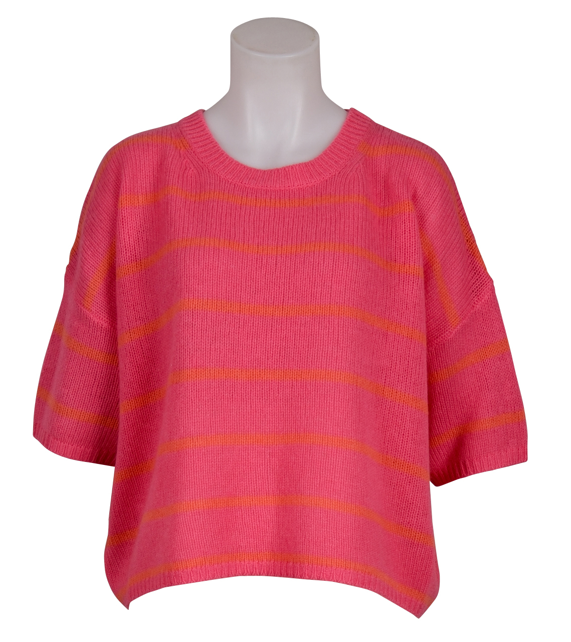 FFC - Pullover - gestreift - Pink / Orange