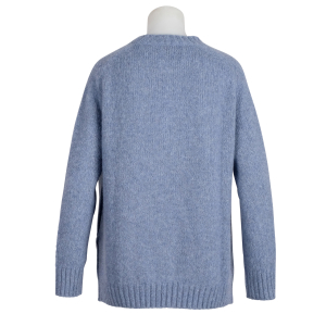 Lu Ren - Pullover - Jeansblau - Melange