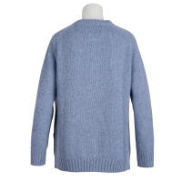Lu Ren - Pullover - Jeansblau - Melange