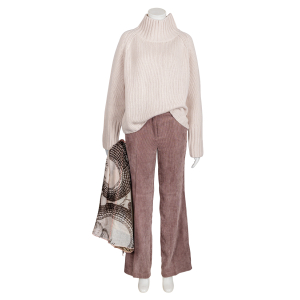 friendly hunting - Cashmere - Schal -  Garden Eden - Camel / Ecru