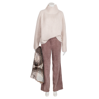 friendly hunting - Cashmere - Schal -  Garden Eden - Camel / Ecru