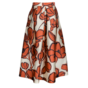 LUNATICA Milano - Rock - floral - Ecru - Rost - Blau dt.38/it.44