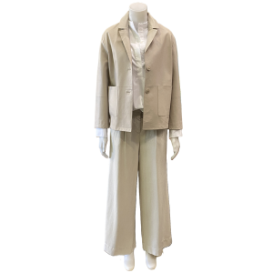 Mabrun - Leder - Blazer - Silvia - Beige