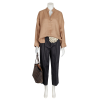 CAMBIO - Hose - Emilie cropped - Schwarz