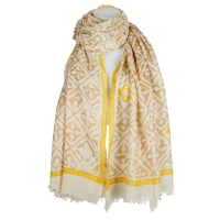 friendly hunting - Cashmere - Schal - Eyes of Marrakesh - Camel - Beige - Gelb