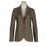 Harris Wharf London - Blazer - Fischgrät - Beige - Braun