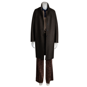 Harris Wharf London - Wollmantel - Dunkelbraun