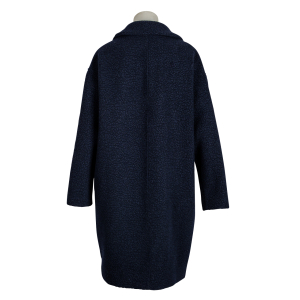 Harris Wharf London - Mantel - Bouclé - Dunkelblau