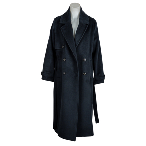 Kiltie - Woll - Trench - Denver - Dunkelblau