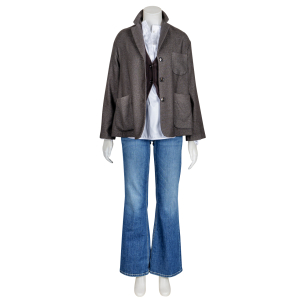 Kiltie - Blazer - Petra - Grau - Schlamm