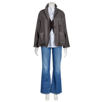 Kiltie - Blazer - Petra - Grau - Schlamm