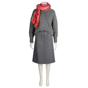 Susanne Bommer - Rock - Grau - Melange