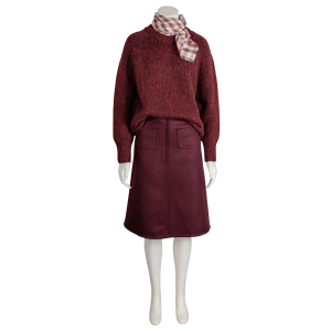 Susanne Bommer - Rock - Bordeaux / Weinrot