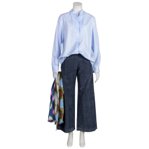 LABO.ART - Hose - Panta Diagonale - Blau