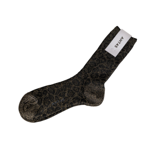 ANT45 - Socken - Atene - Schwarz - Gold -  Lurex Leo