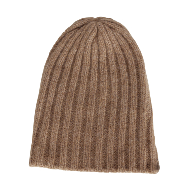 Lu Ren - Mütze - Cashmere - Seide - Camel