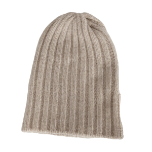 Lu Ren - Mütze - Cashmere - Seide - Beige