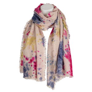 TheHolyGoat Cashmere Schal - Beige - Blau - Rot - Gelb