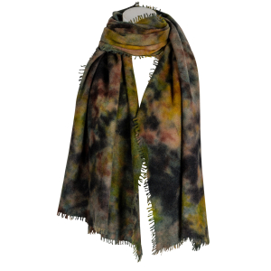 TheHolyGoat Cashmere Schal - Grün - Gelb - Schwarz