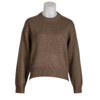 S.Marlon - Rundhals - Pullover - Mokka - Braun - Melange