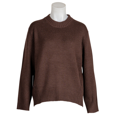 S.Marlon - Rundhals - Pullover - Schoko - Braun
