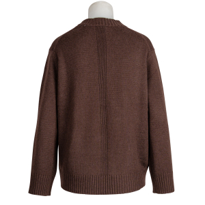 S.Marlon - Rundhals - Pullover - Schoko - Braun