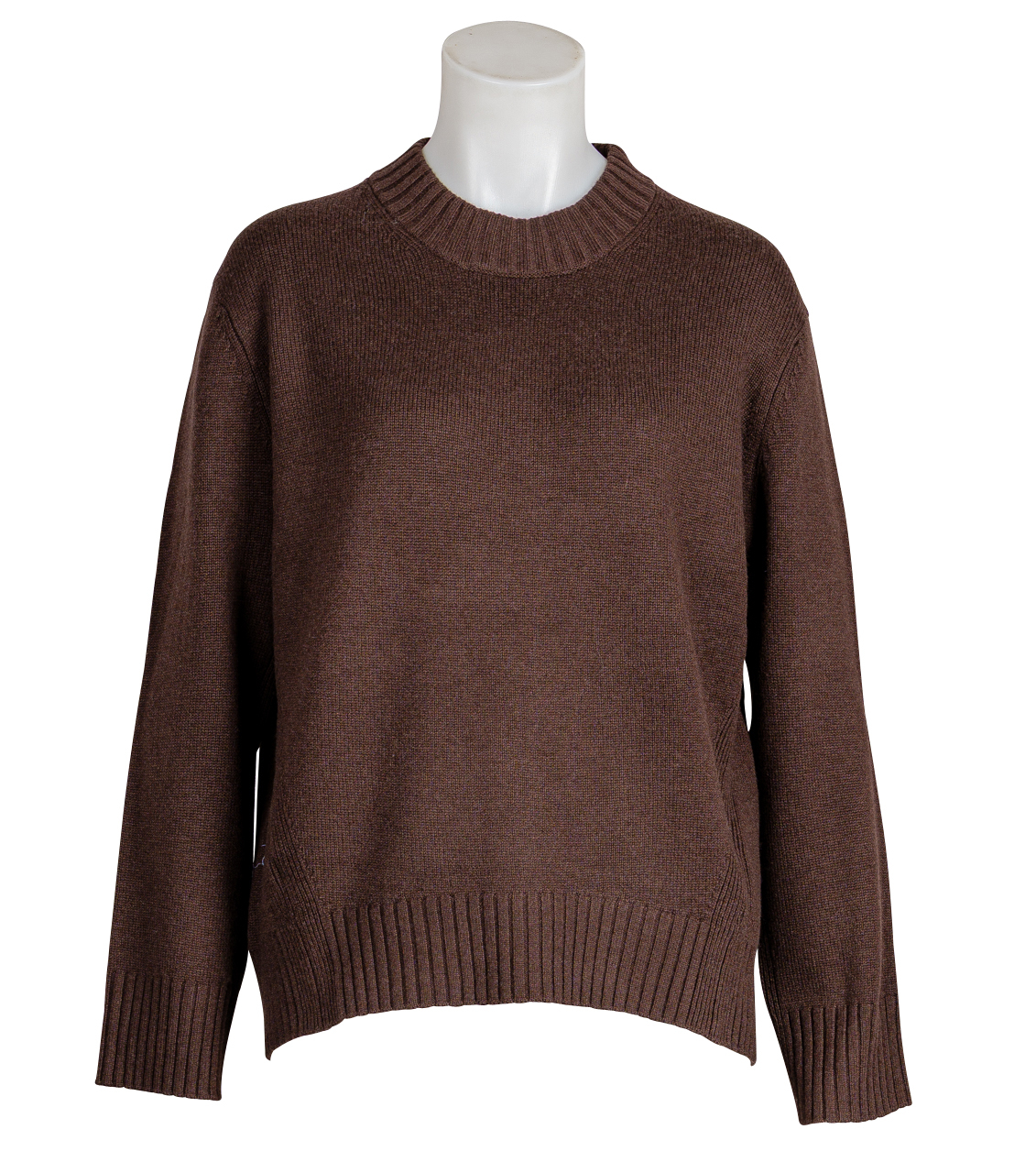 S.Marlon - Rundhals - Pullover - Schoko - Braun