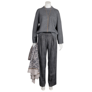 S.Marlon - Rundhals - Pullover - Anthrazit - Melange