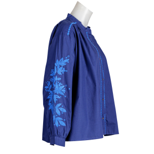 Sacrécoeur - Bluse - Ella - Stickereien - Tintenblau