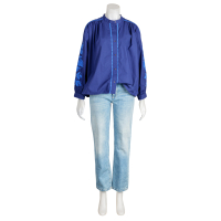 Sacrécoeur - Bluse - Ella - Stickereien - Tintenblau