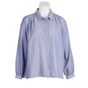 Sacrécoeur - Bluse - Ali - gestreift - Hellblau -...