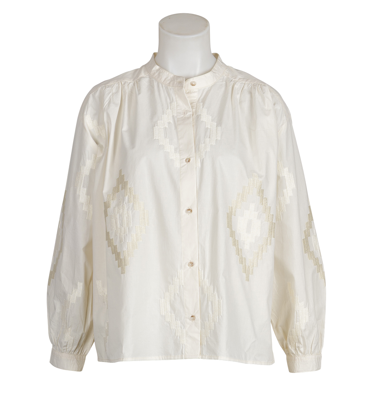 Sacrécoeur - Bluse - Ella - Stickereien - Ecru