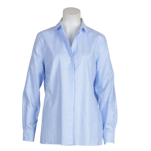 Le Sarte Pettegolé - Bluse  - gestreift - Hellblau...