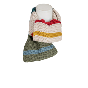 Filomontini - Cashmere Schal - handgestrickt - Multicolor