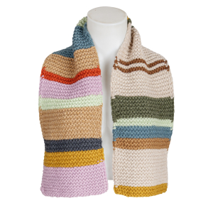 Filomontini - Cashmere Schal - handgestrickt - Multicolor