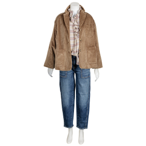 des petits hauts - Bluse - Tessa - kariert - Beige - Rose...