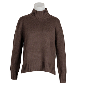S.Marlon - Pullover - Turtleneck - Dunkelbraun