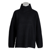 FFC - Rippen - Pullover - Schwarz