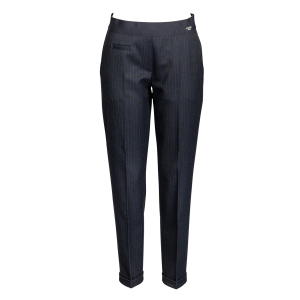 CAMBIO - Hose - Kim - Nadelstreifen - Dunkelblau