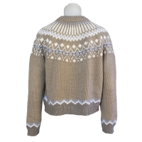 Anna V Berg - Pullover - Laura Fair Isle - Hellbraun