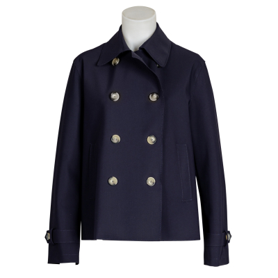 Harris Wharf London - Caban Jacke - doppelreihig - dunkelblau