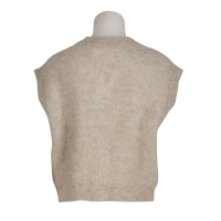 des petits hauts - Strickweste - Alibaba - beige melange