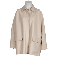 Harris Wharf London - Wolljacke / Cape - ecru