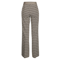 Cambio - Hose - Francis - grafisch - ecru - beige - braun