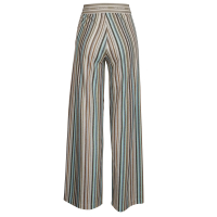 Cambio - Hose - Allison - gestreift - türkis - braun - ecru