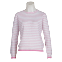 Jumper 1 2 3 4 - Pullover - gestreift - rosé - ecrú